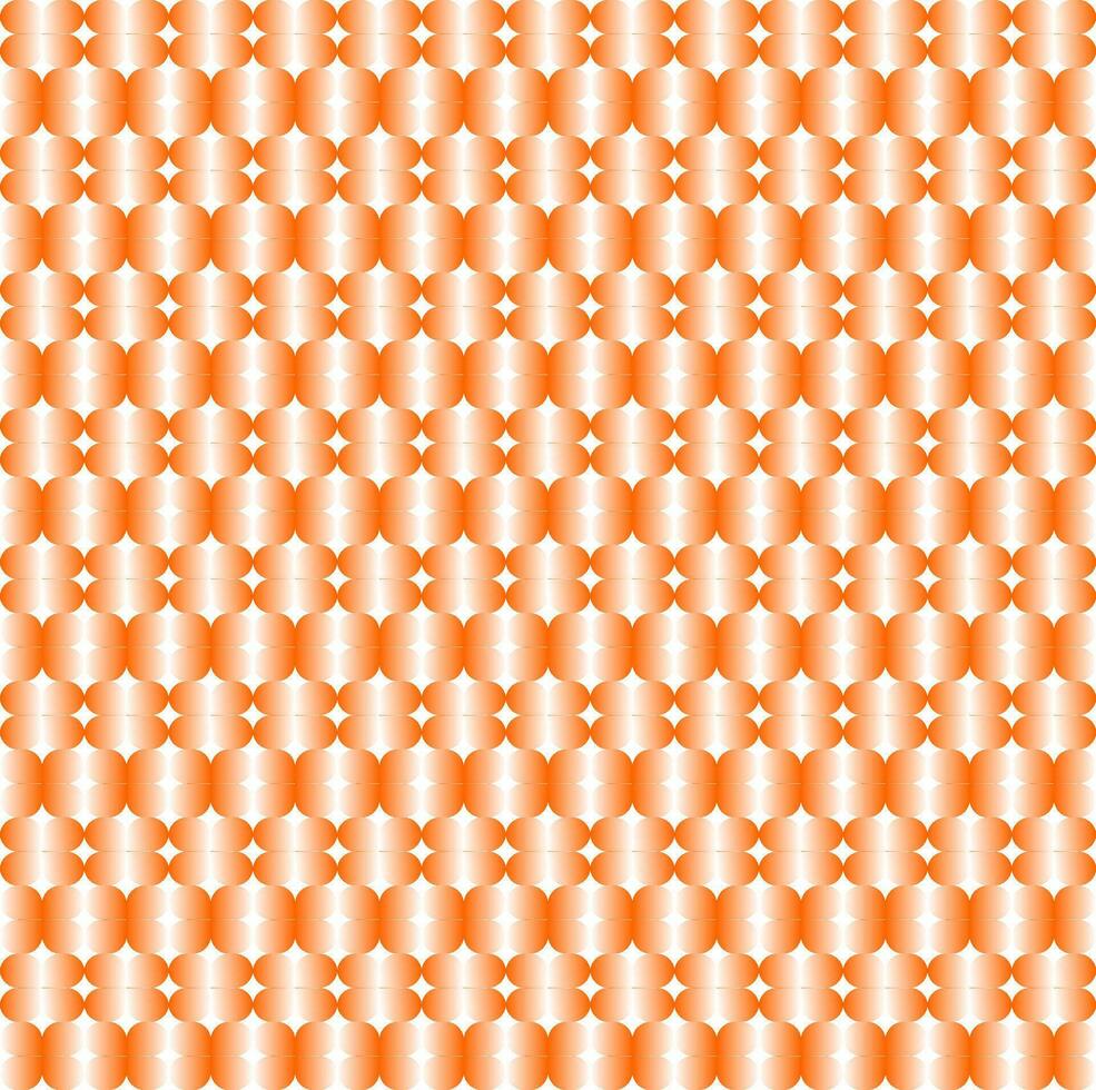 Seamless Geomatric vector background Pattern in orange