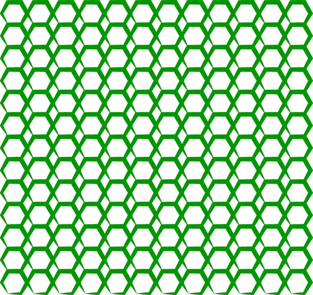 Seamless Geomatric vector background Pattern in green