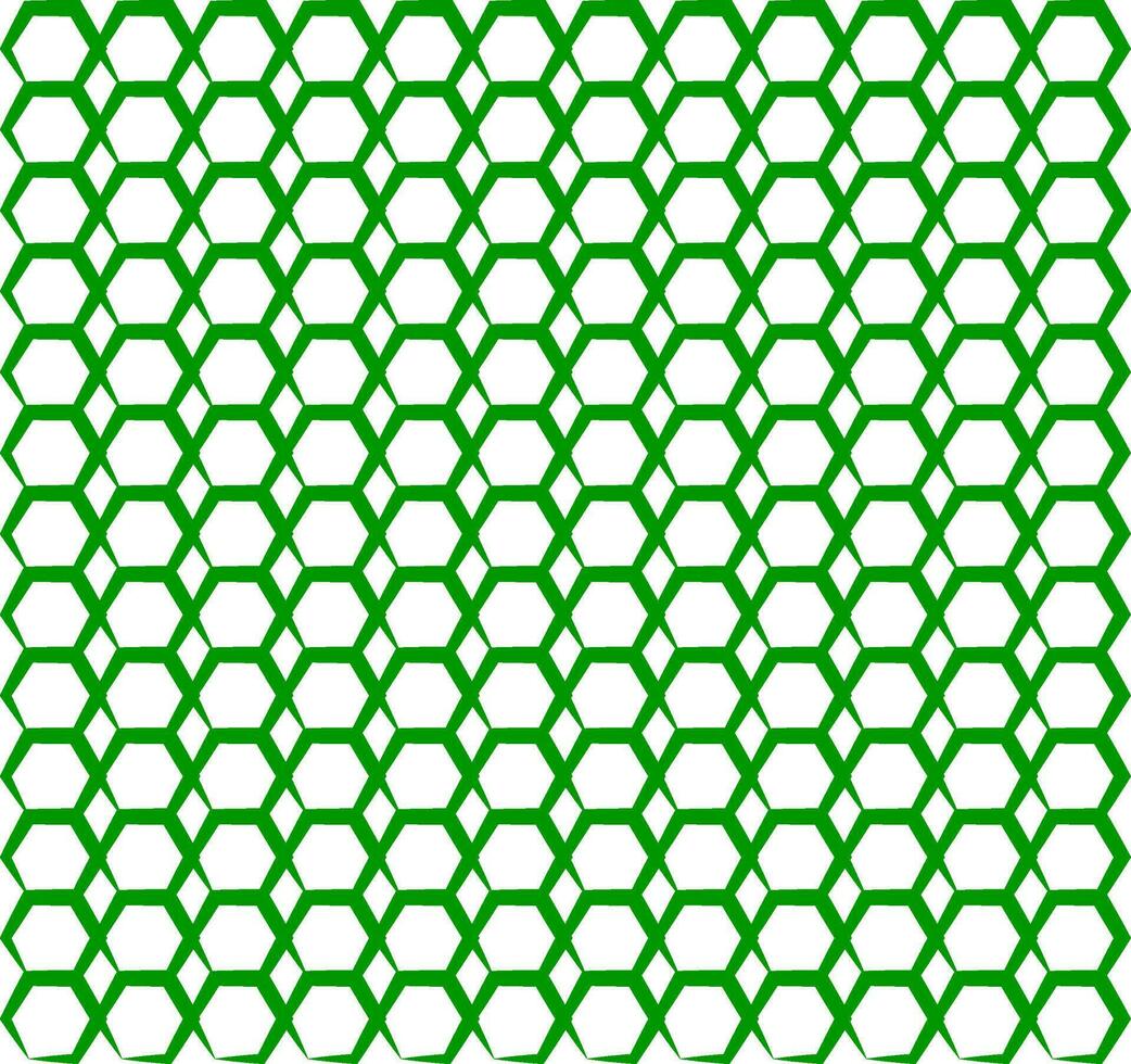 Seamless Geomatric vector background Pattern in green