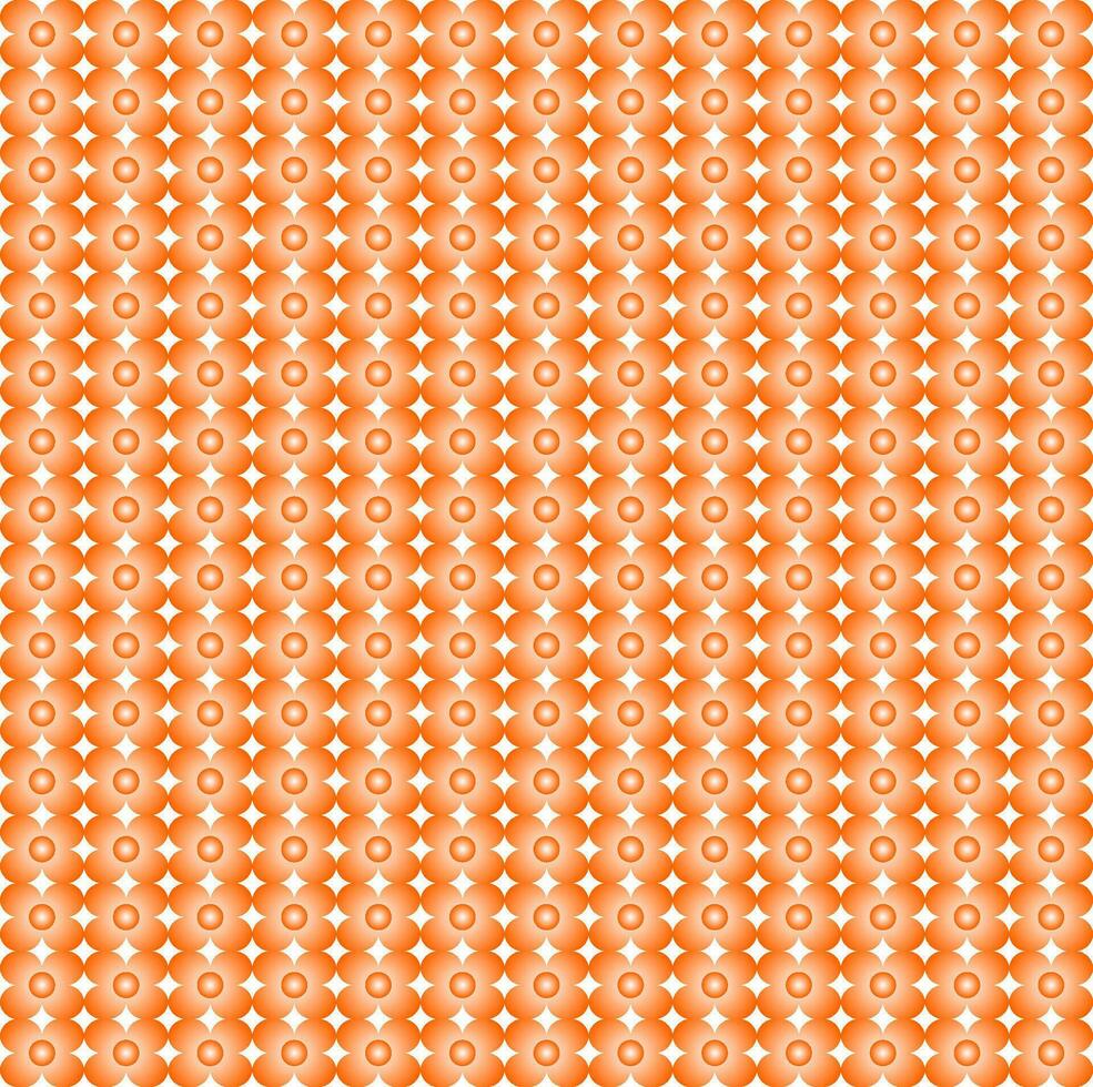 Seamless Geomatric vector background Pattern in orange
