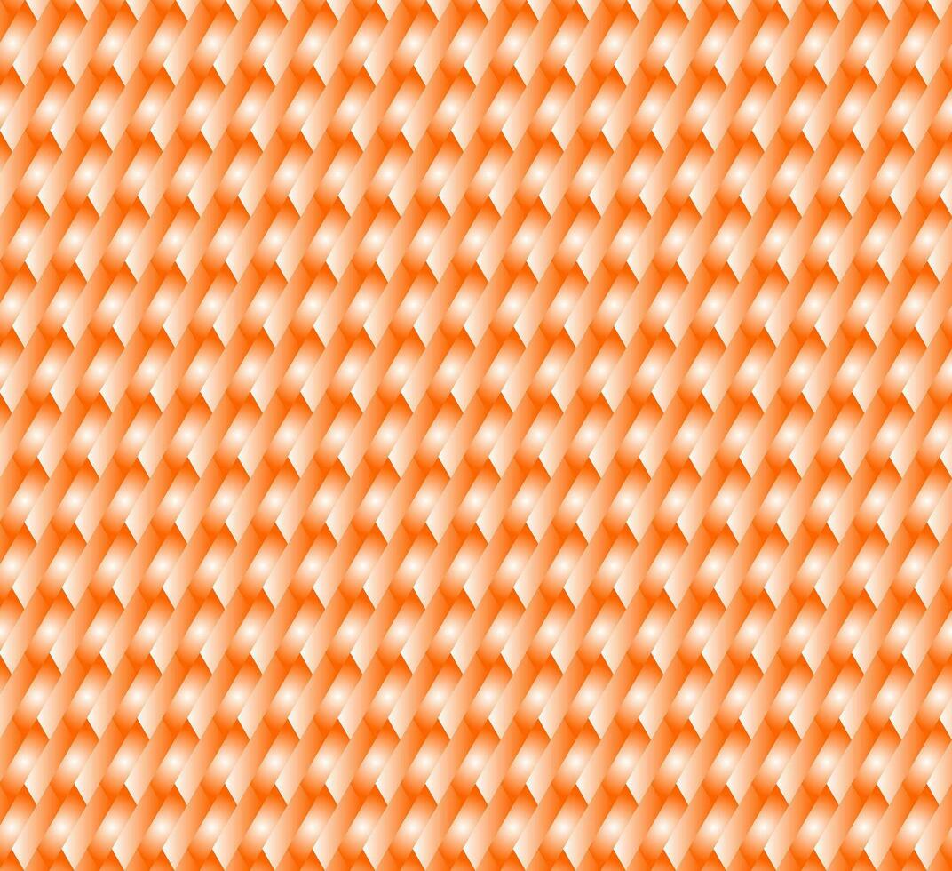 Seamless Geomatric vector background Pattern in orange