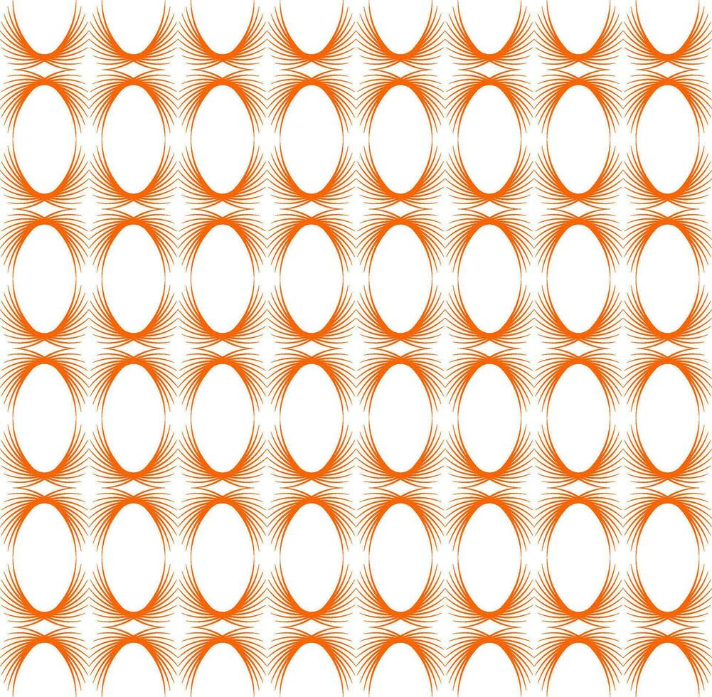 Seamless Geomatric vector background Pattern in orange