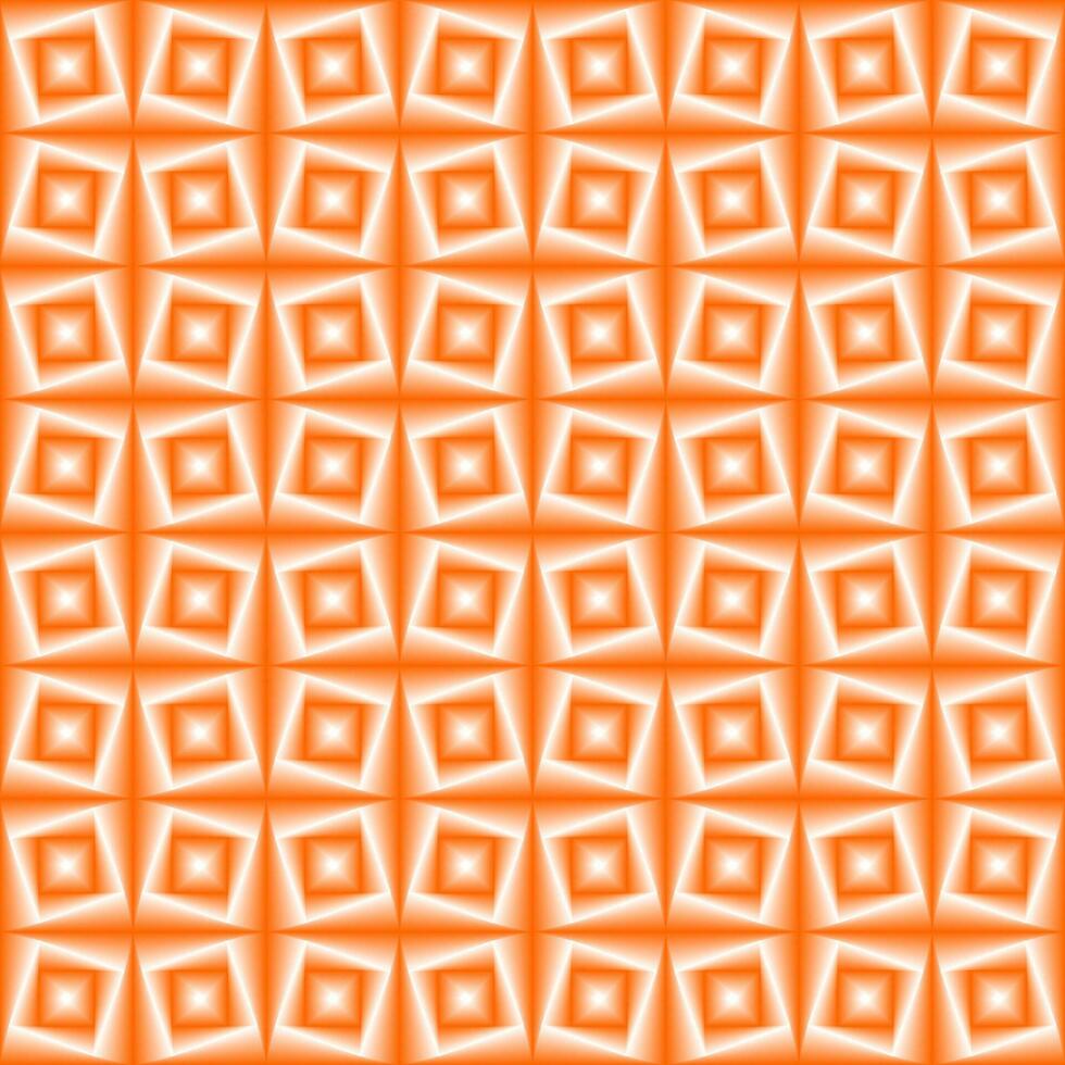 Seamless Geomatric vector background Pattern in orange