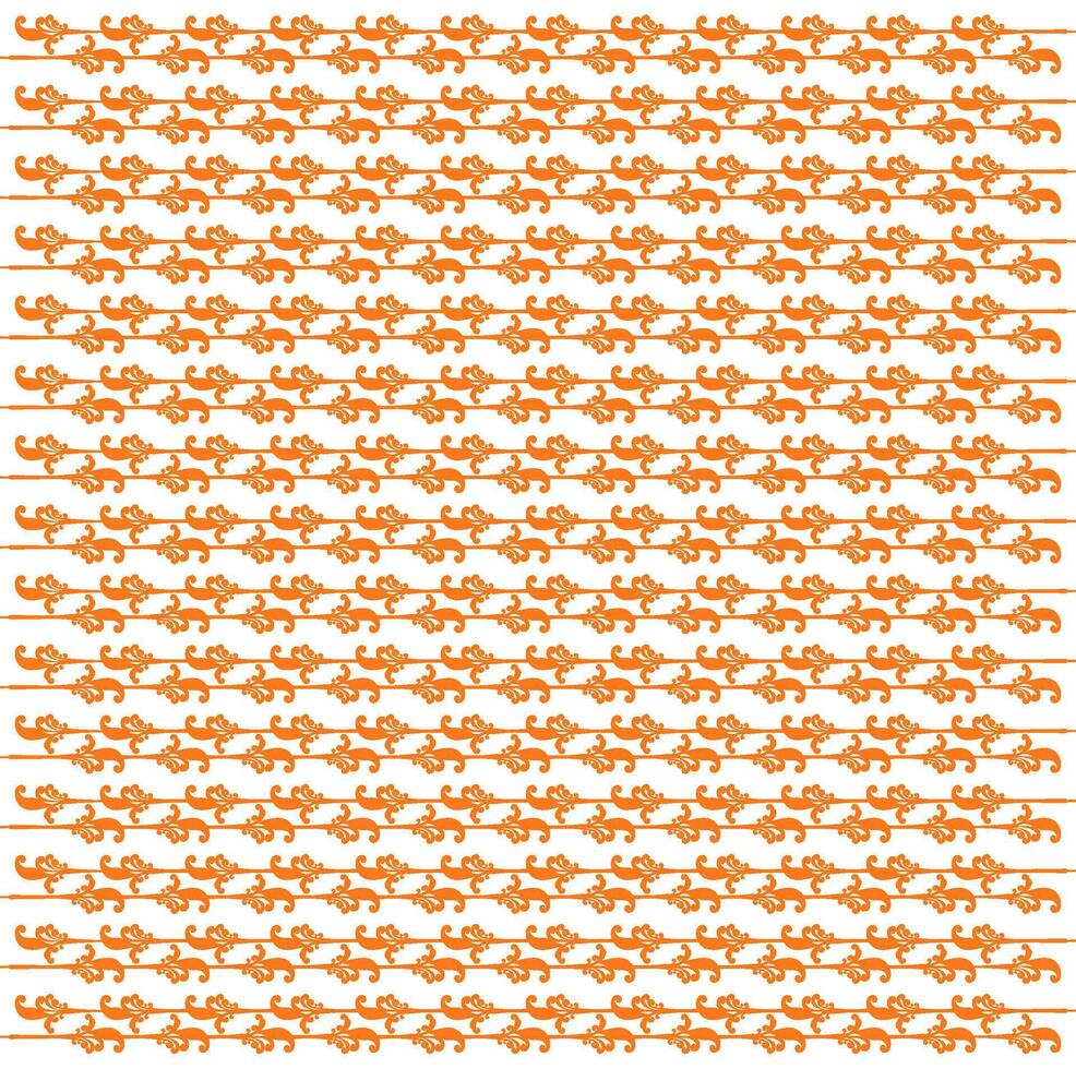 Seamless Geomatric vector background Pattern in orange