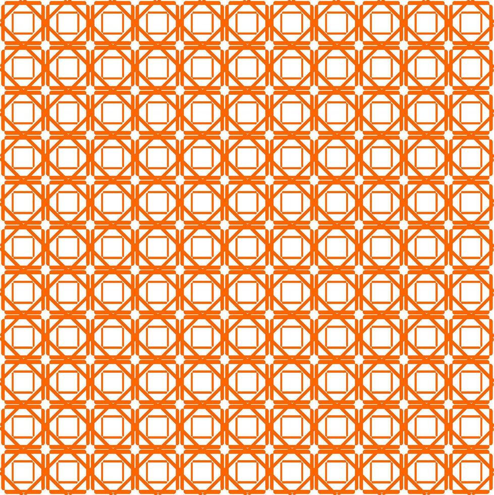 Seamless Geomatric vector background Pattern in orange