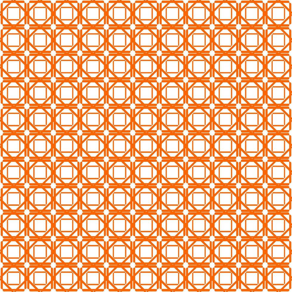 Seamless Geomatric vector background Pattern in orange