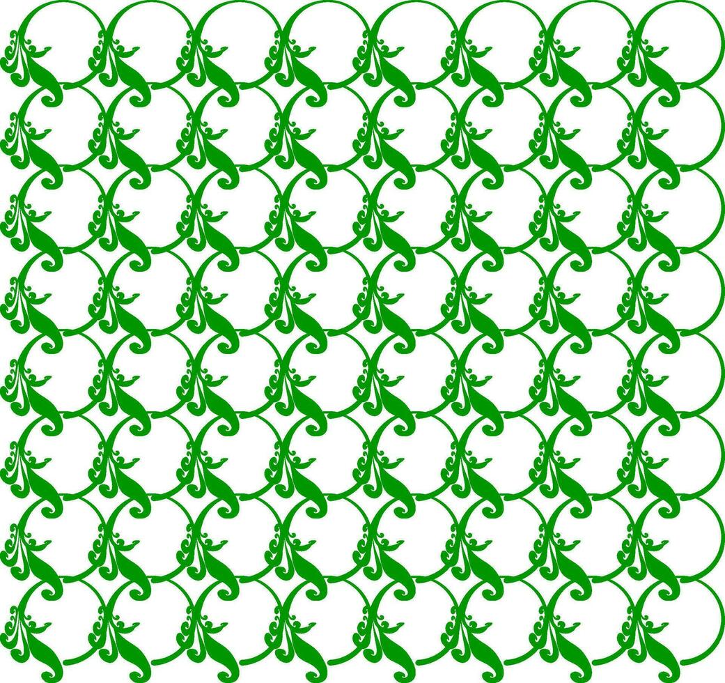 Seamless Geomatric vector background Pattern in green