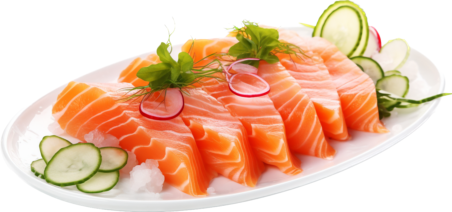 Sashimi png with AI generated