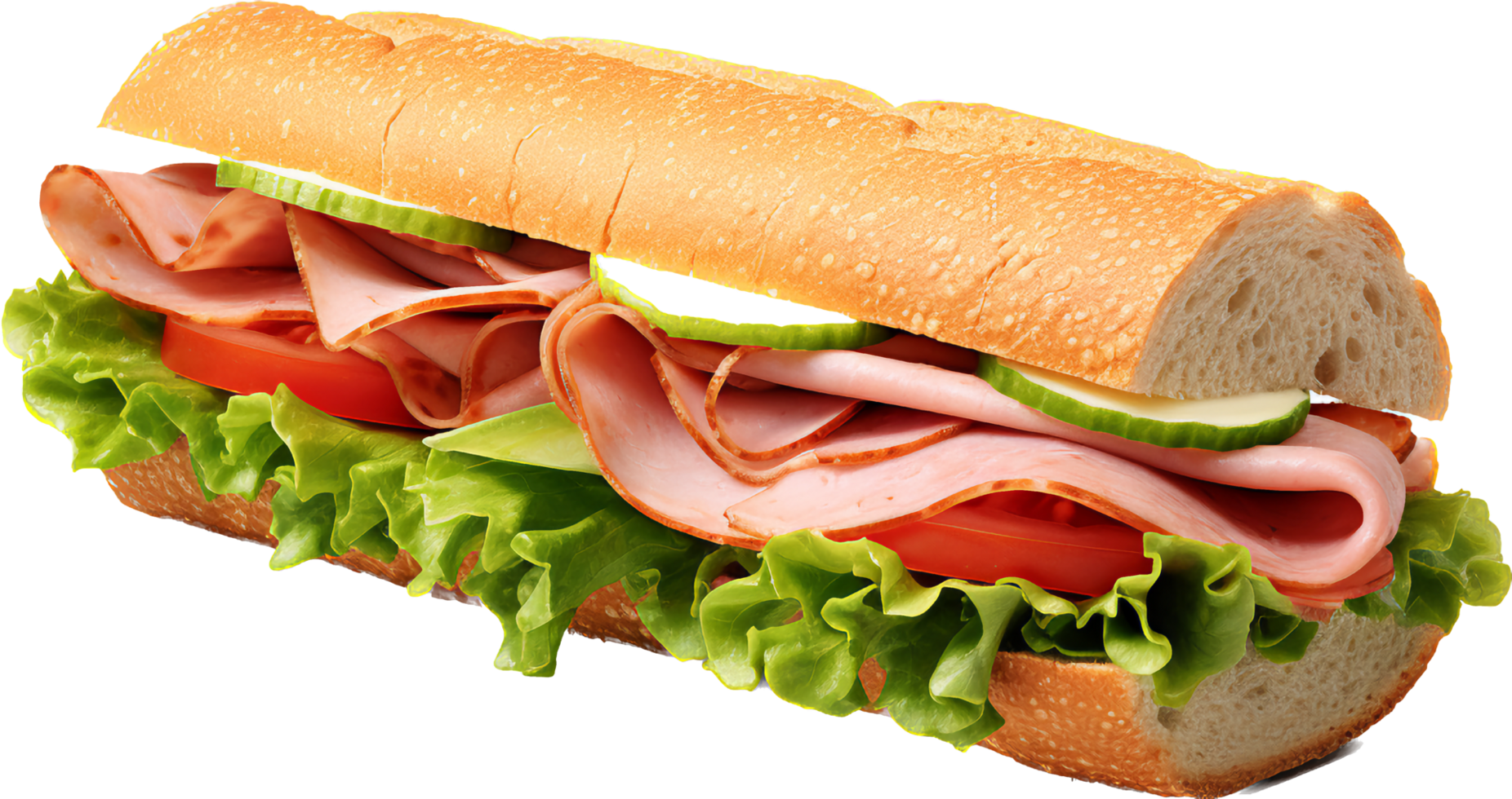 Sandwich png with AI generated