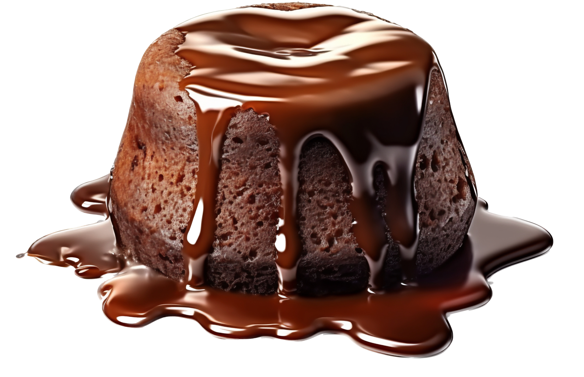 Chocolate lava cake with . 25066799 PNG
