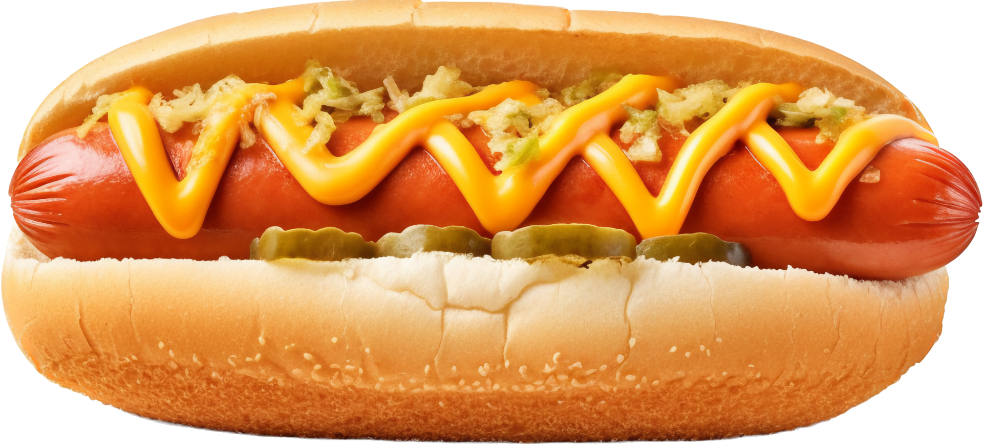 Hotdog png mit ai generiert.