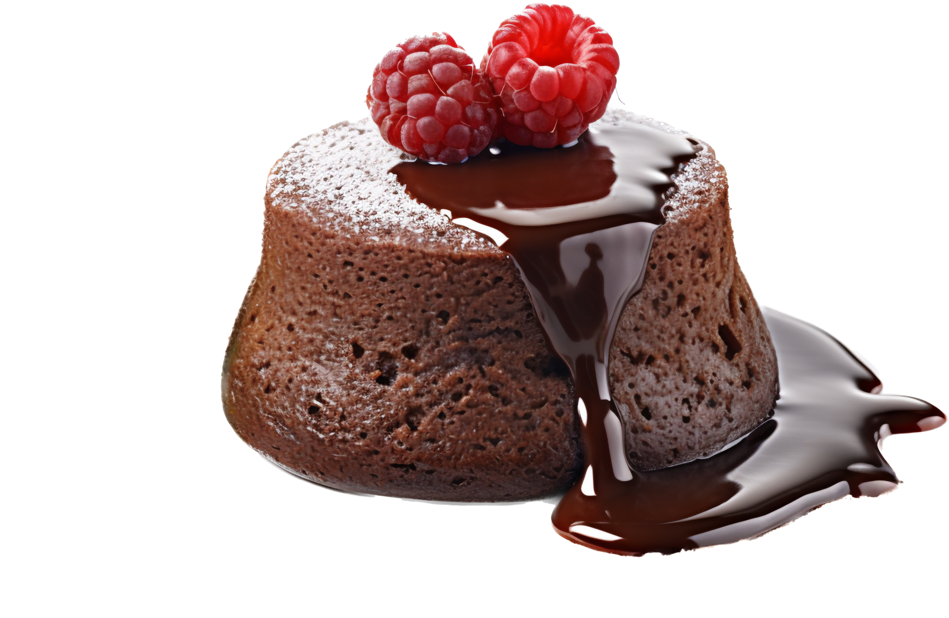 Chocolate lava cake with . 25066808 PNG