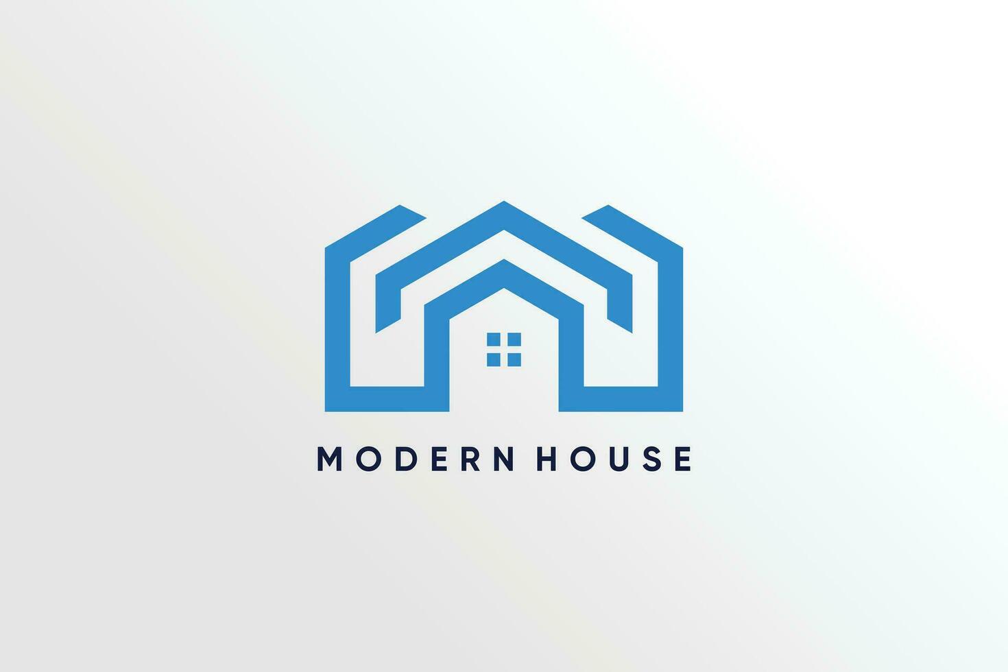 edificio logo vector con moderno concepto diseño idea