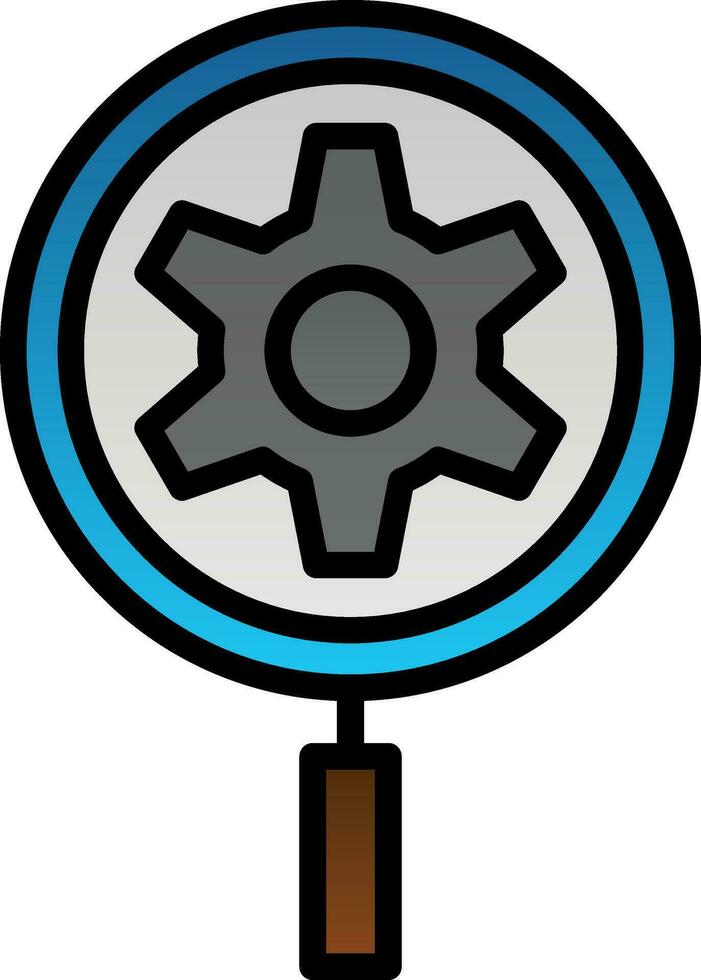 Magnifying glass Vector Icon Design