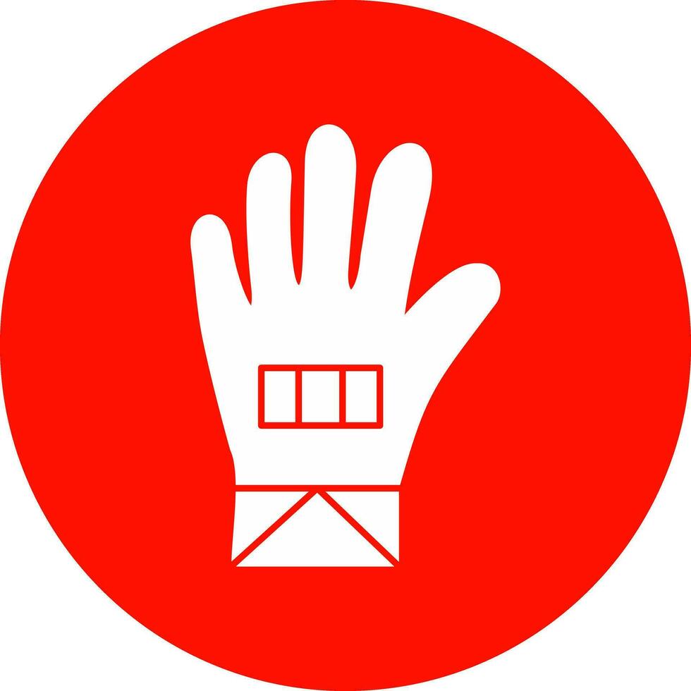 Glove Vector Icon Design