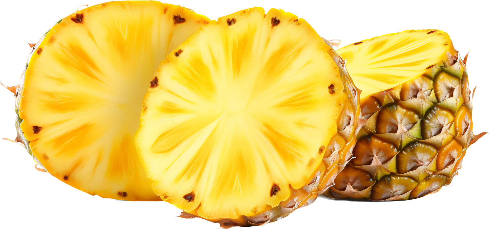 Pineapple png with AI generated.