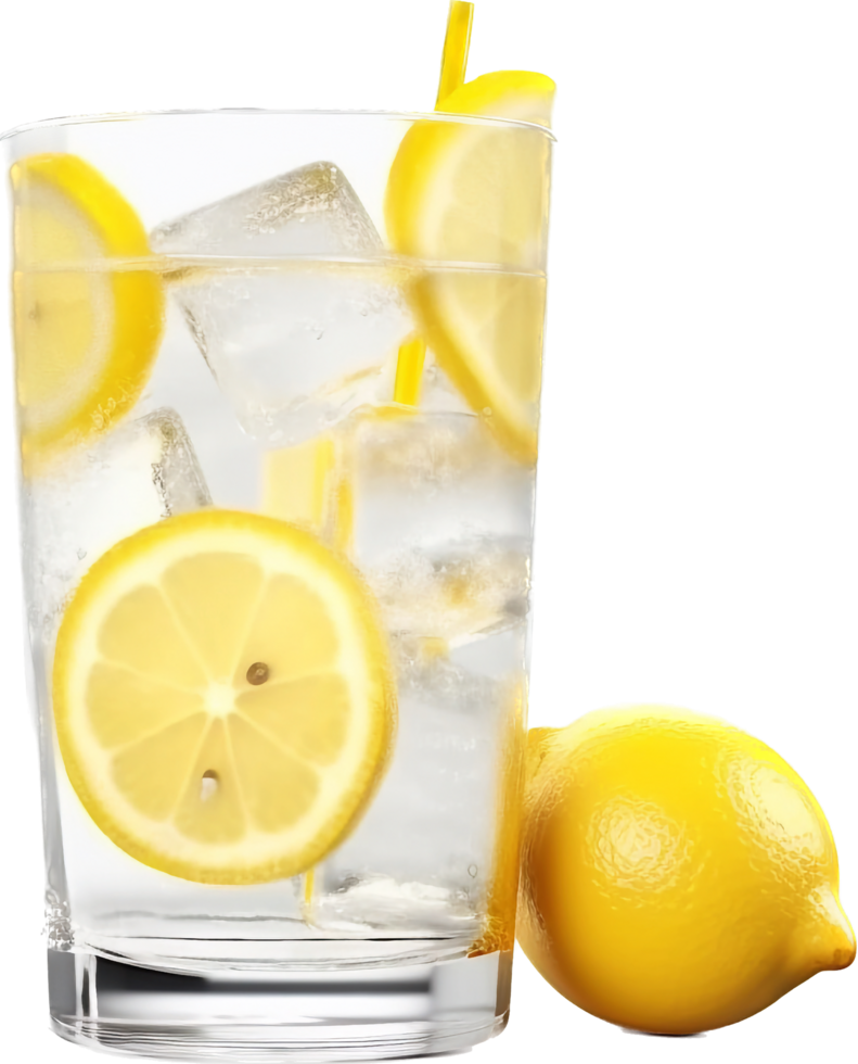 Lemonade png with AI generated.