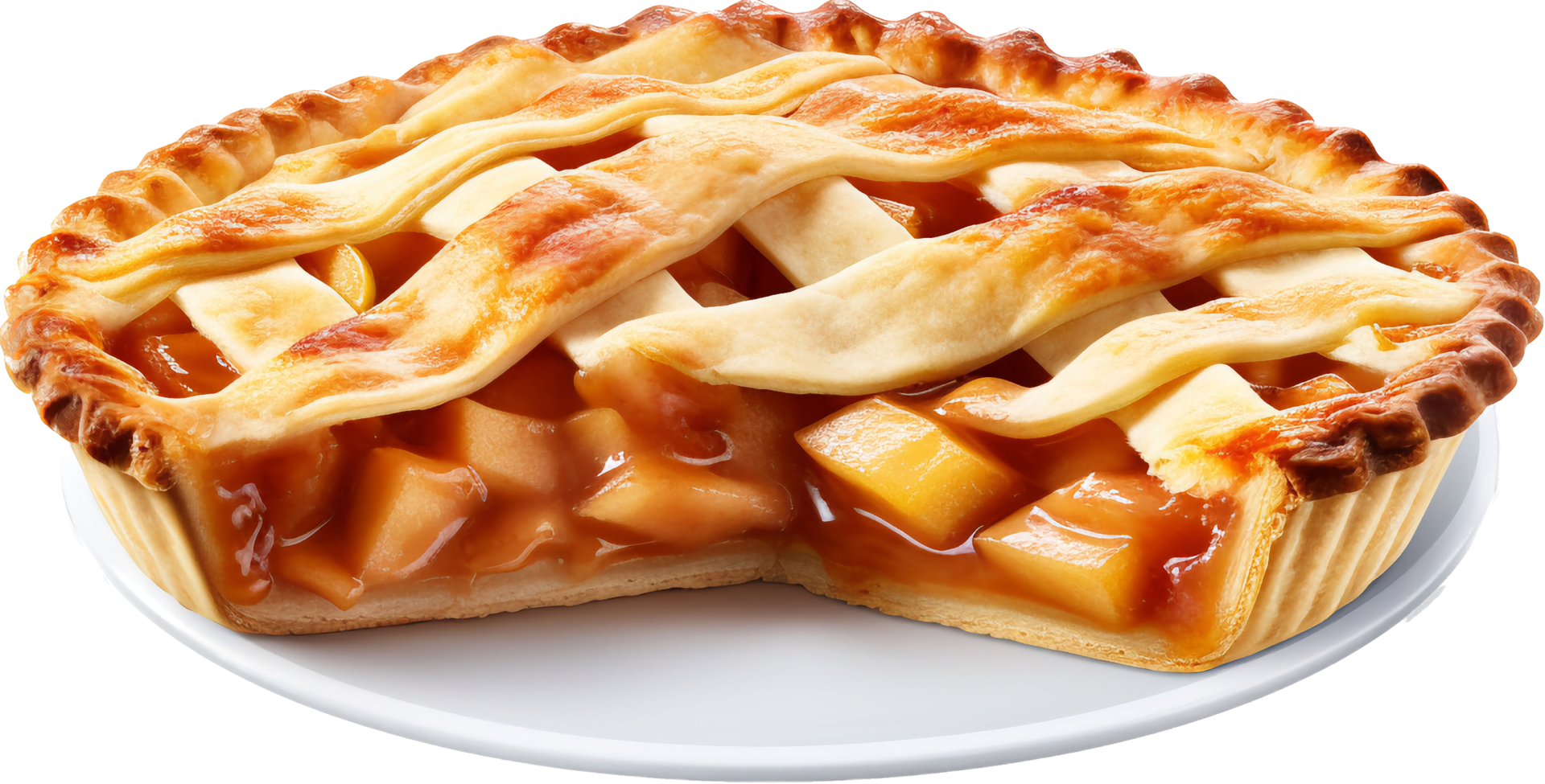 Pie png with AI generated.