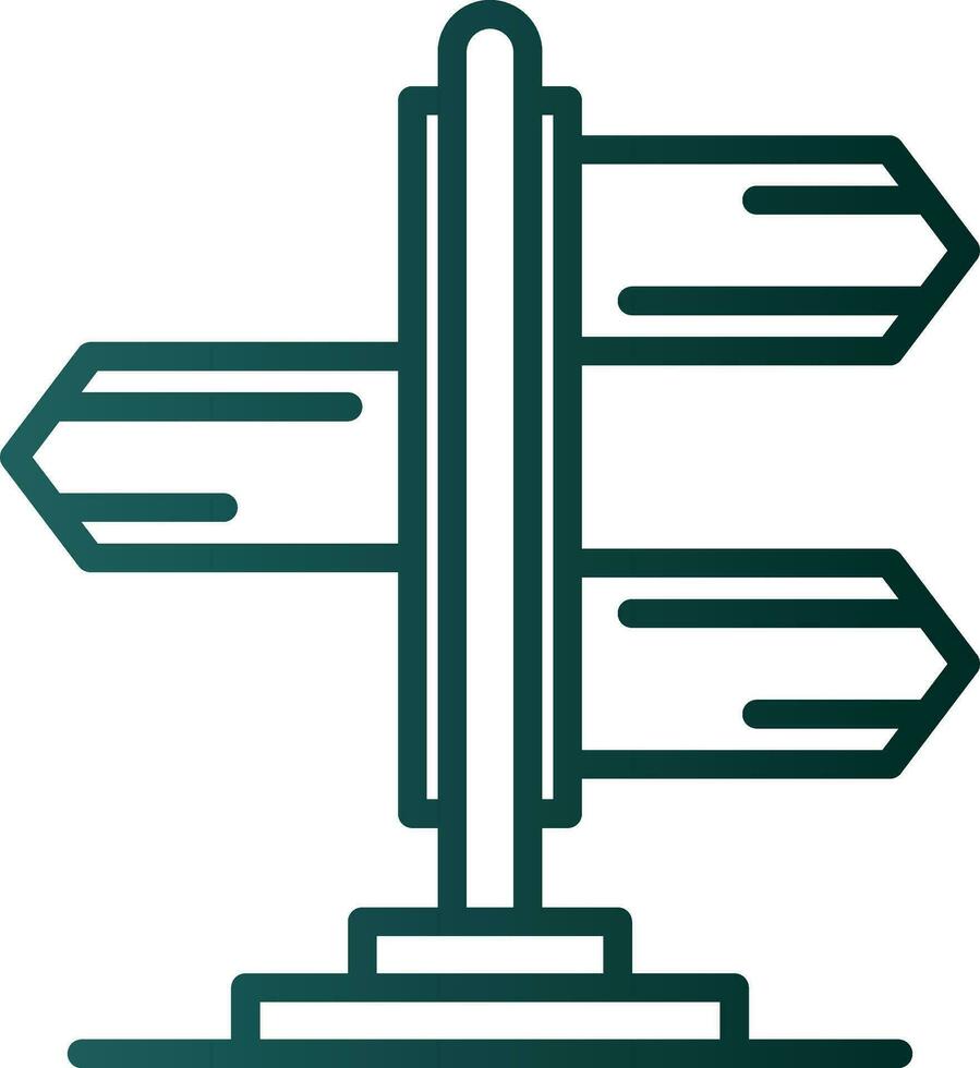Sign post Vector Icon Design