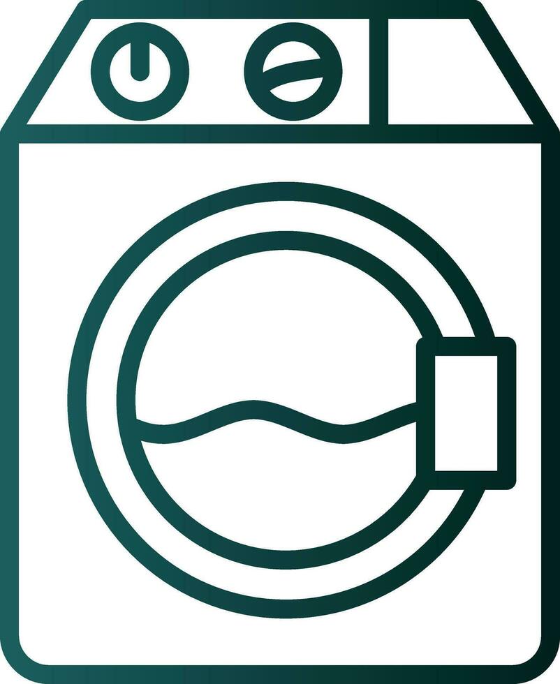 Washer machine Vector Icon Design