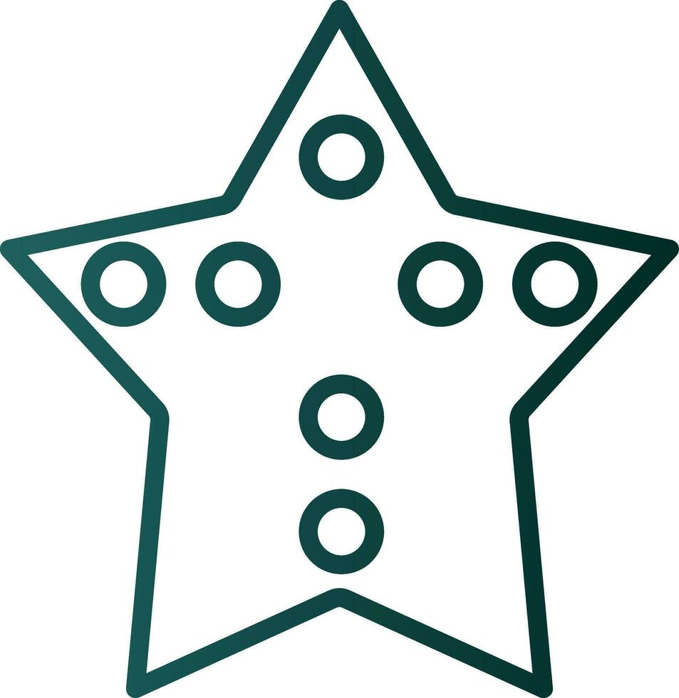 Starfish Vector Icon Design
