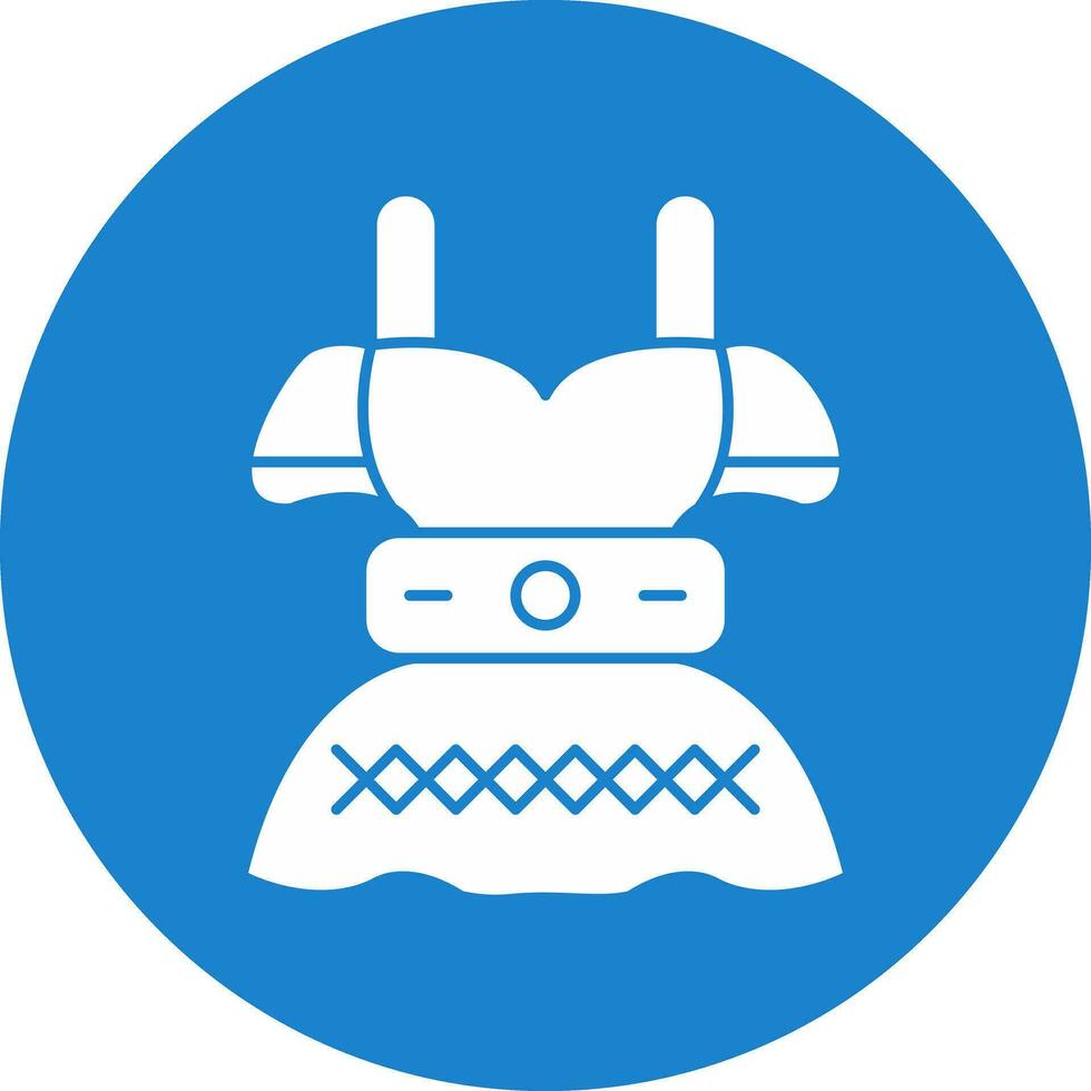 Dirndl Vector Icon Design