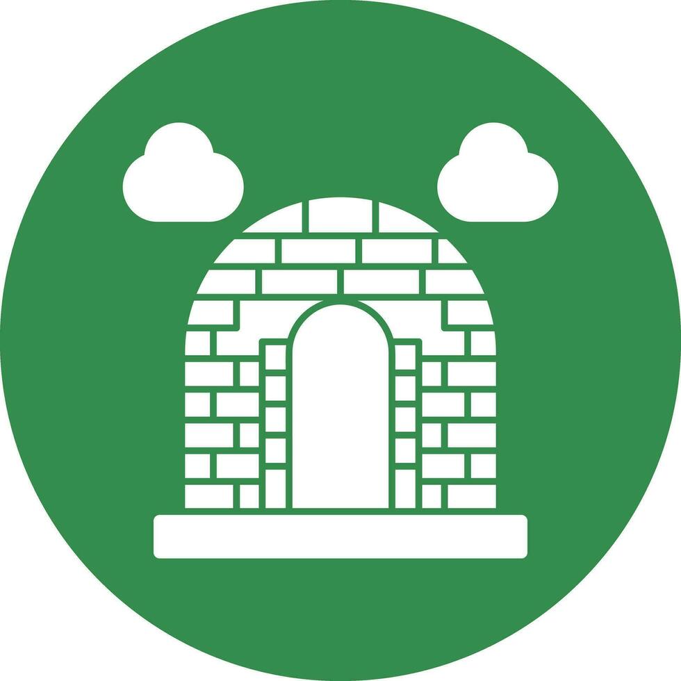 Igloo Vector Icon Design
