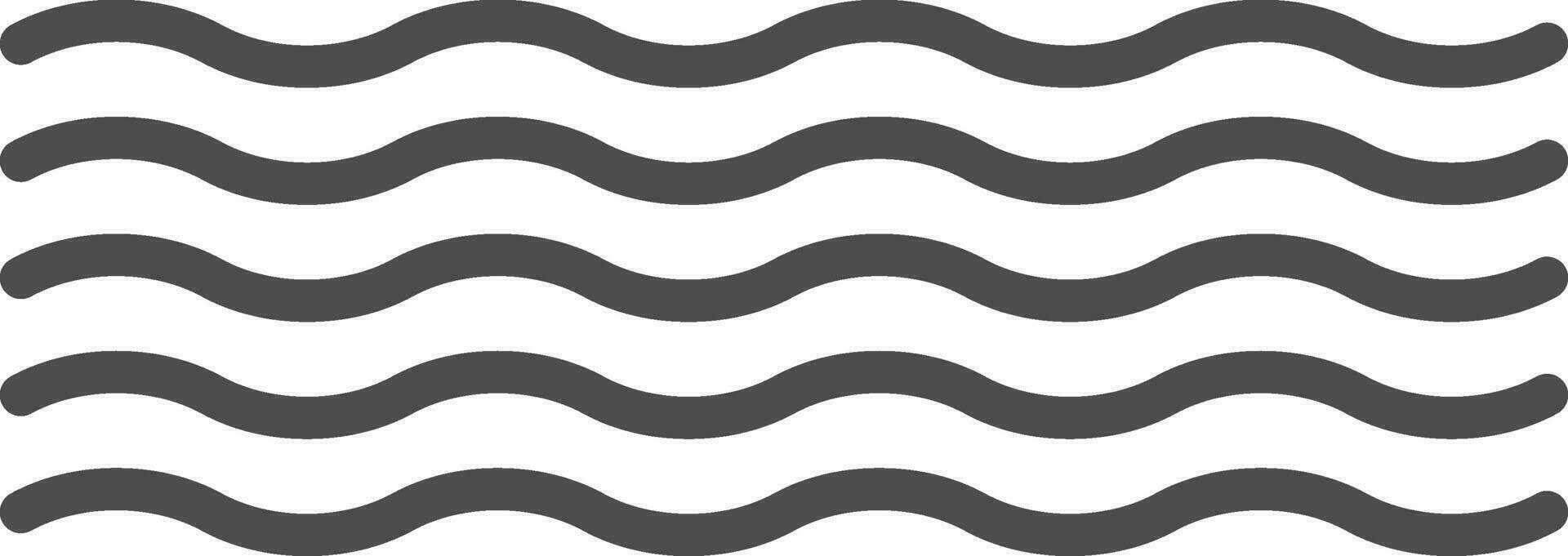 Wave Vector Icon Design