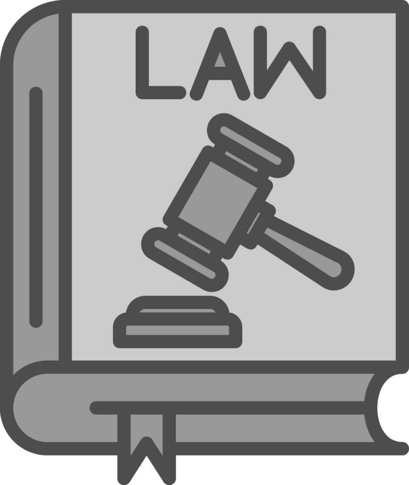 Law book Vector Icon Design