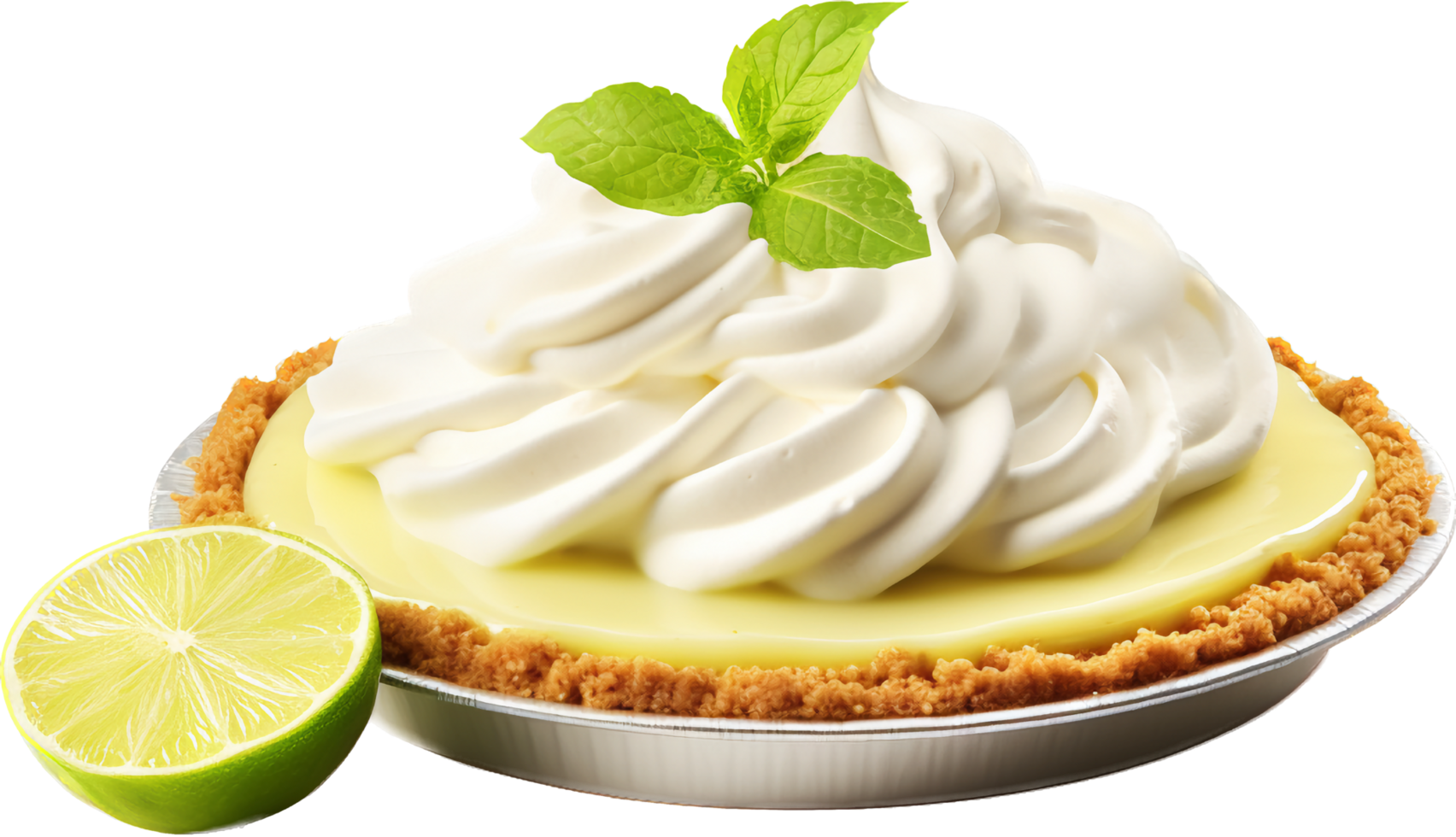 Key Lime pie with . png