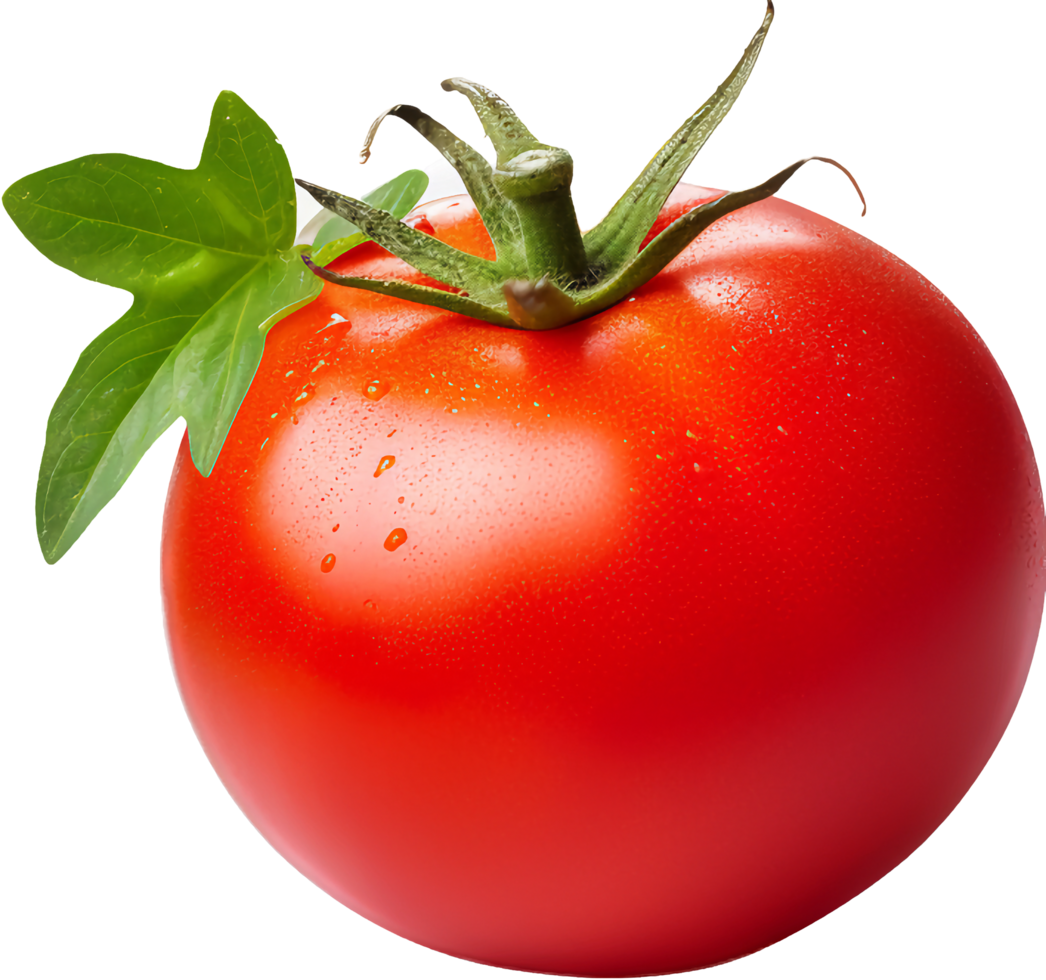 Tomato png with AI generated.