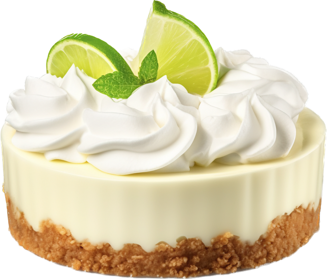 Key Lime pie with . png
