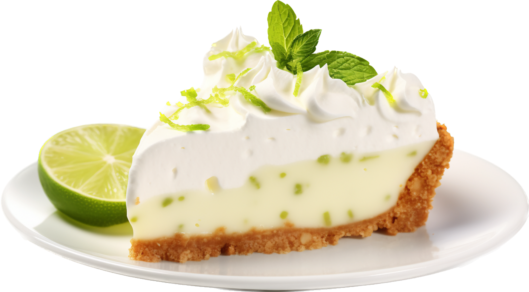 Key Lime pie with . png