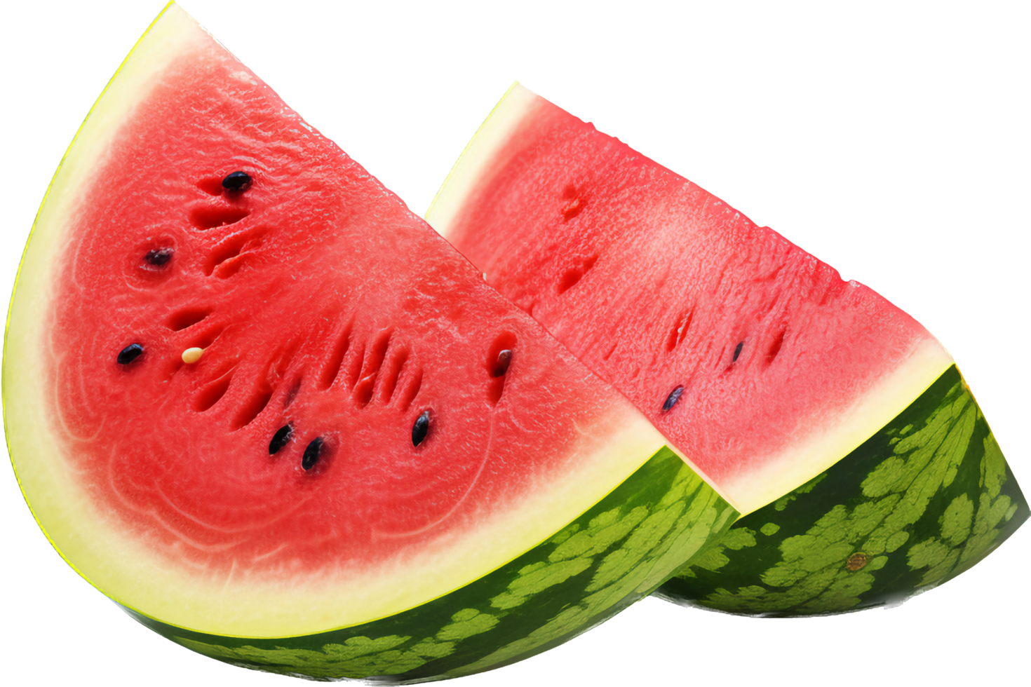 Watermelon png with AI generated.