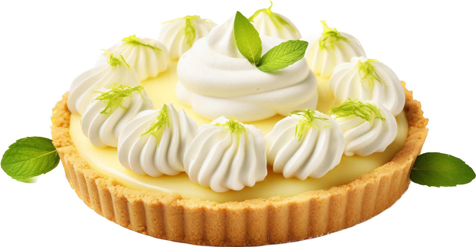 Key Lime pie with . png