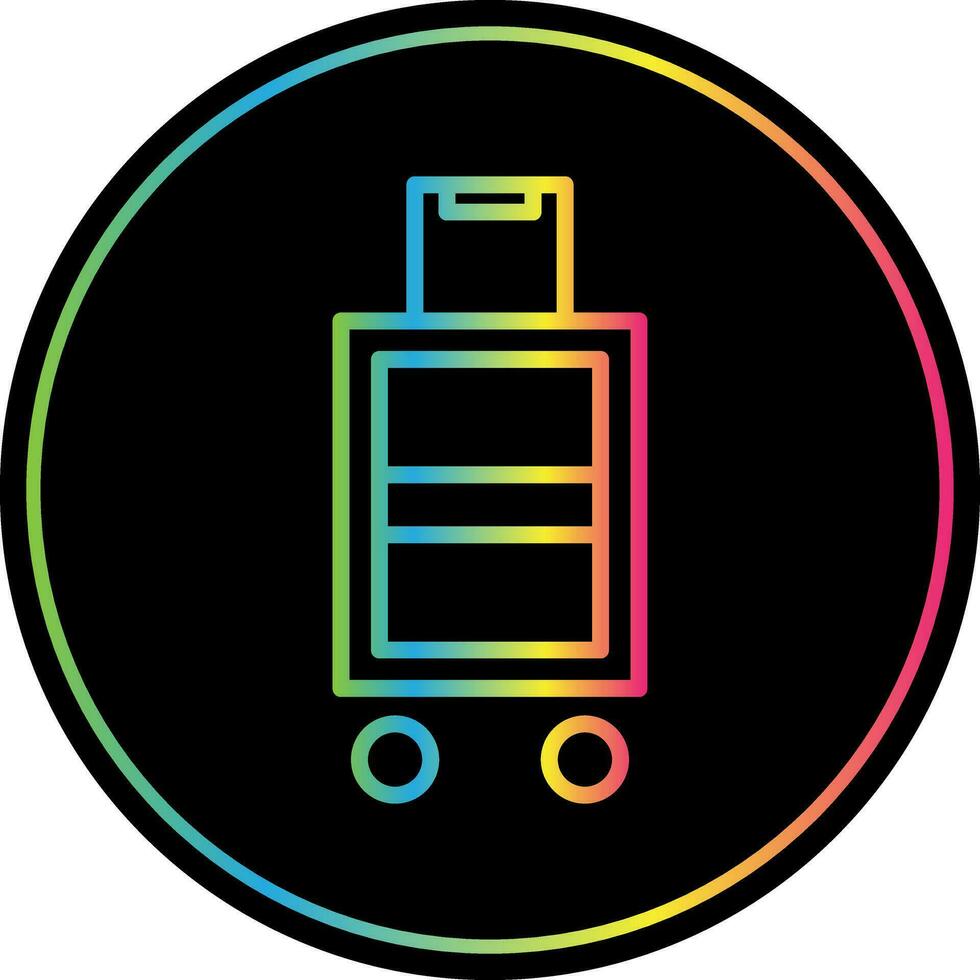 Luggage Vector Icon Design