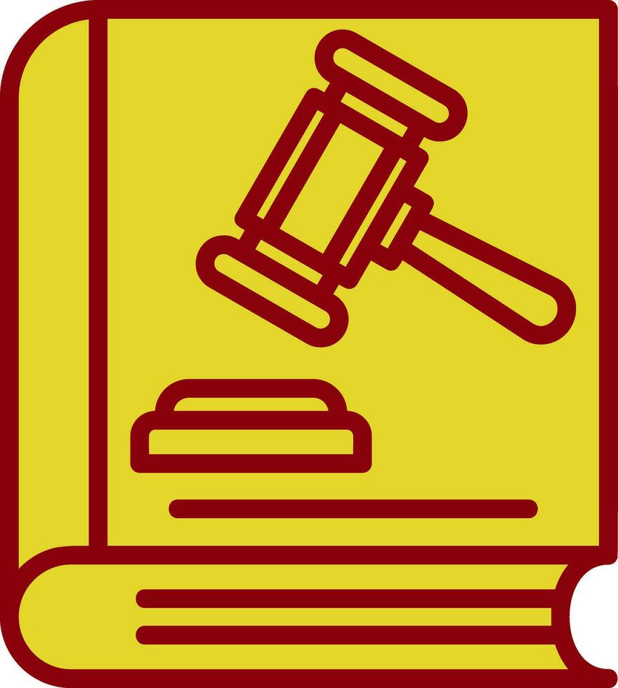 diseño de icono de vector de libro de ley