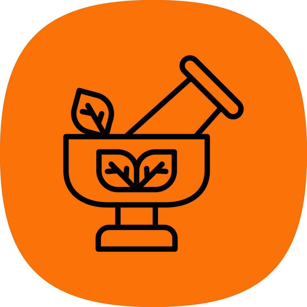 Mortar Vector Icon Design