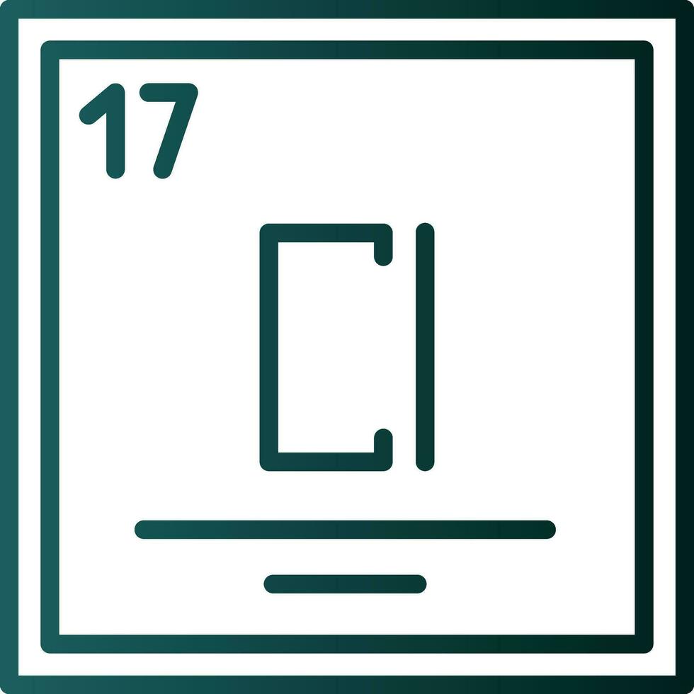 Chlorine Vector Icon Design