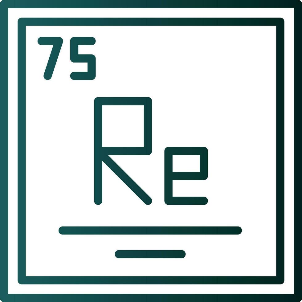 Rhenium Vector Icon Design