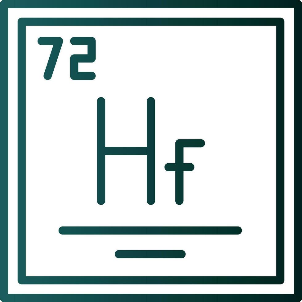 Hafnium Vector Icon Design