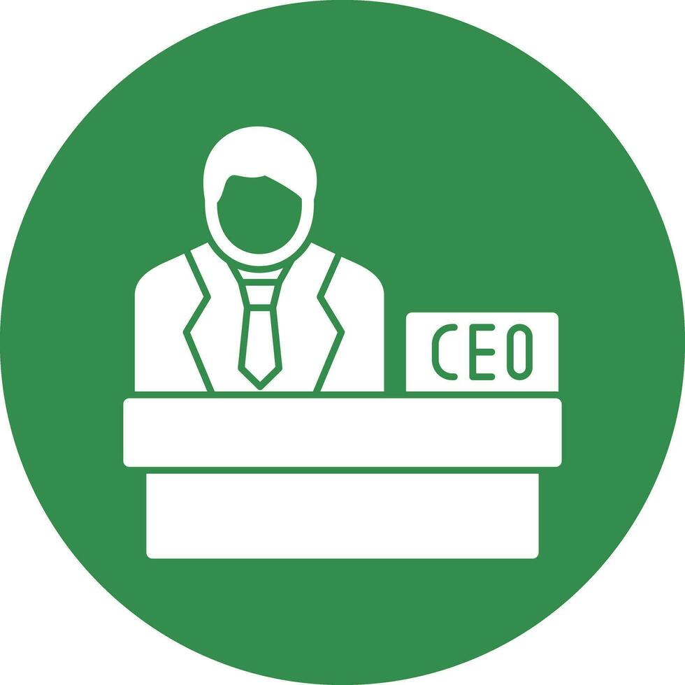 CEO vector icono diseño