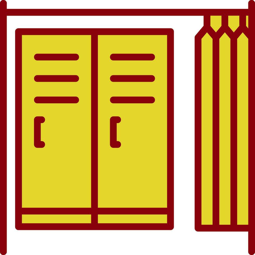 Changing room Vector Icon Design