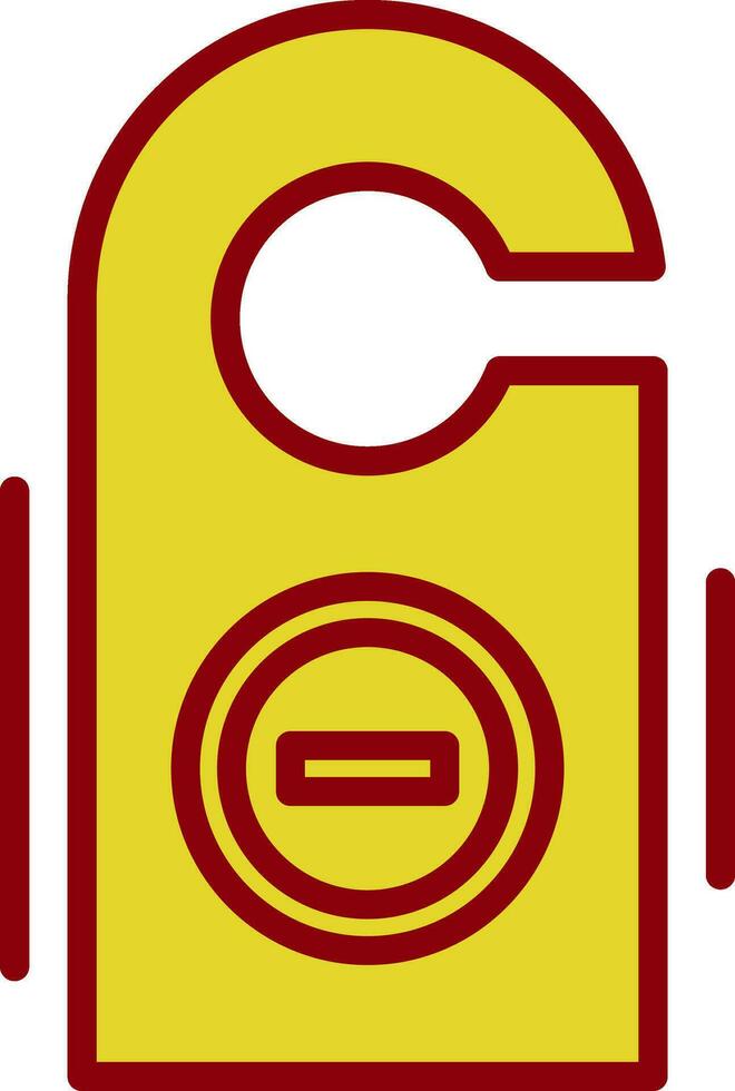 Do not disturb Vector Icon Design