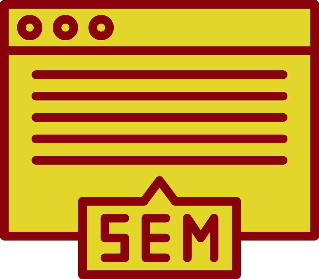 Sem Vector Icon Design