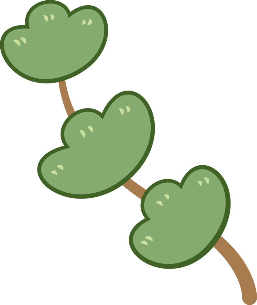 planta y algas marinas linda dibujos animados estilo png