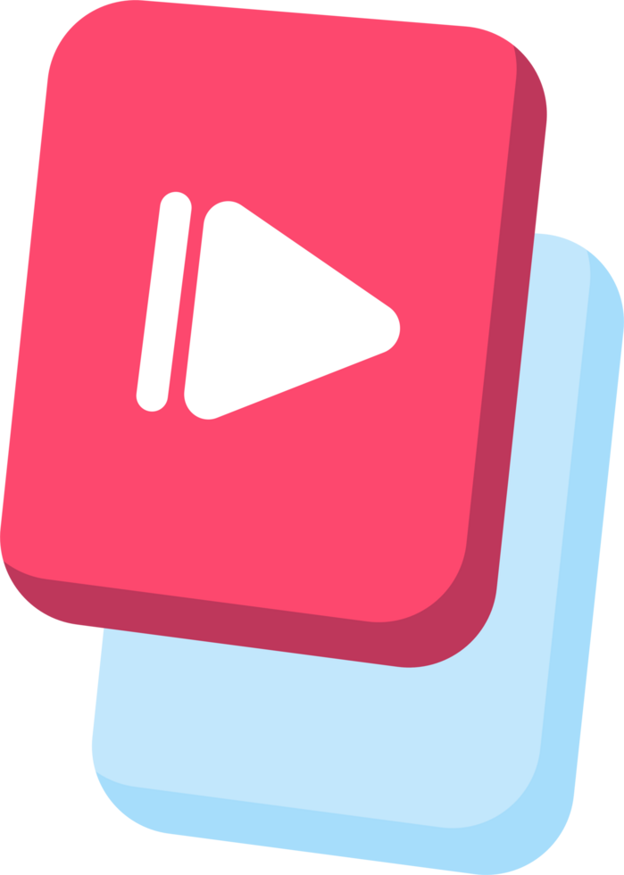 Video player application icon virtual. png