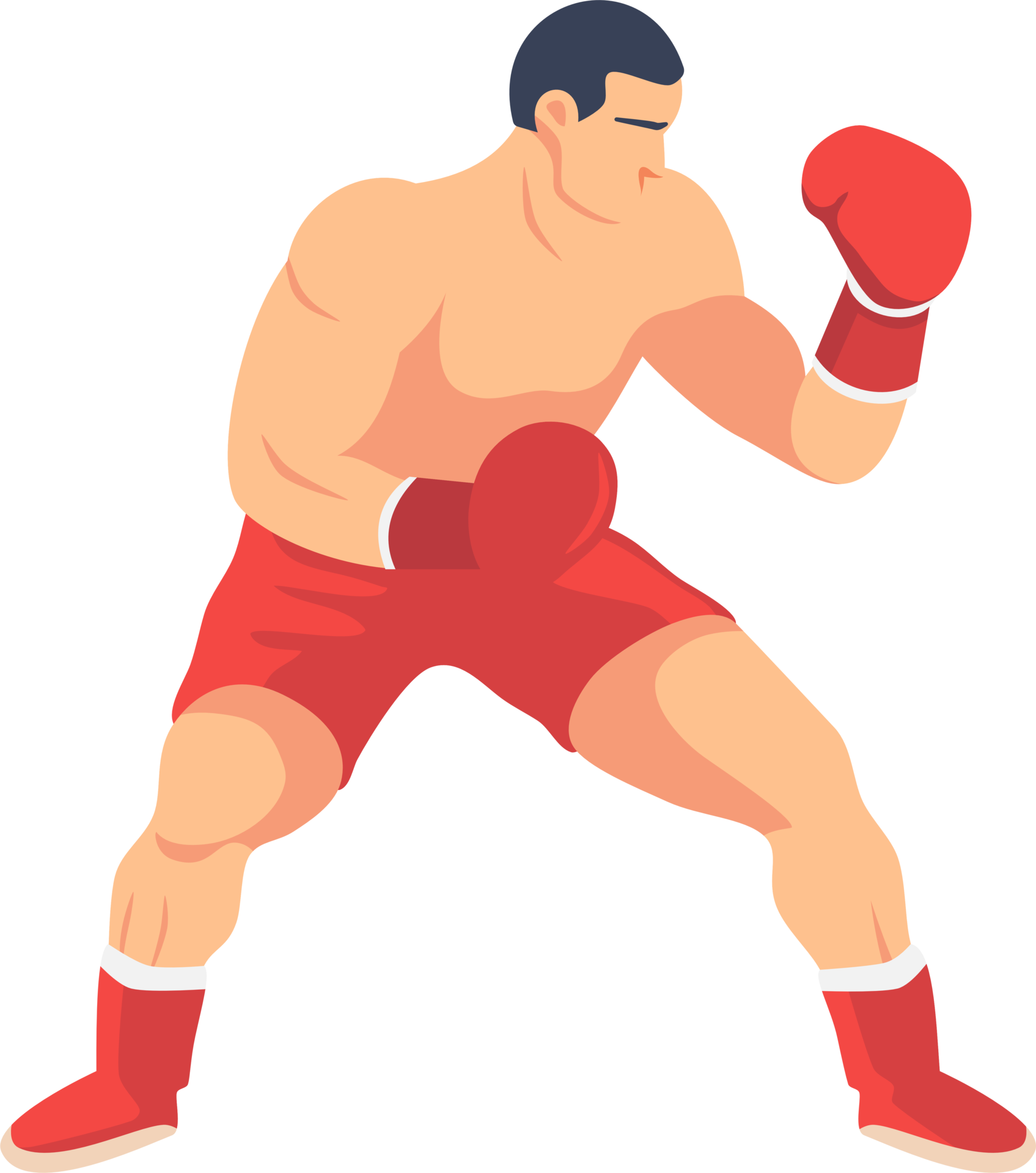 animated boxing cartoon