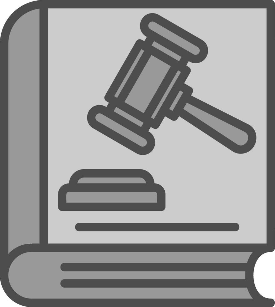 Law book Vector Icon Design