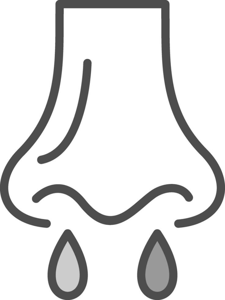 Nose Vector Icon Design